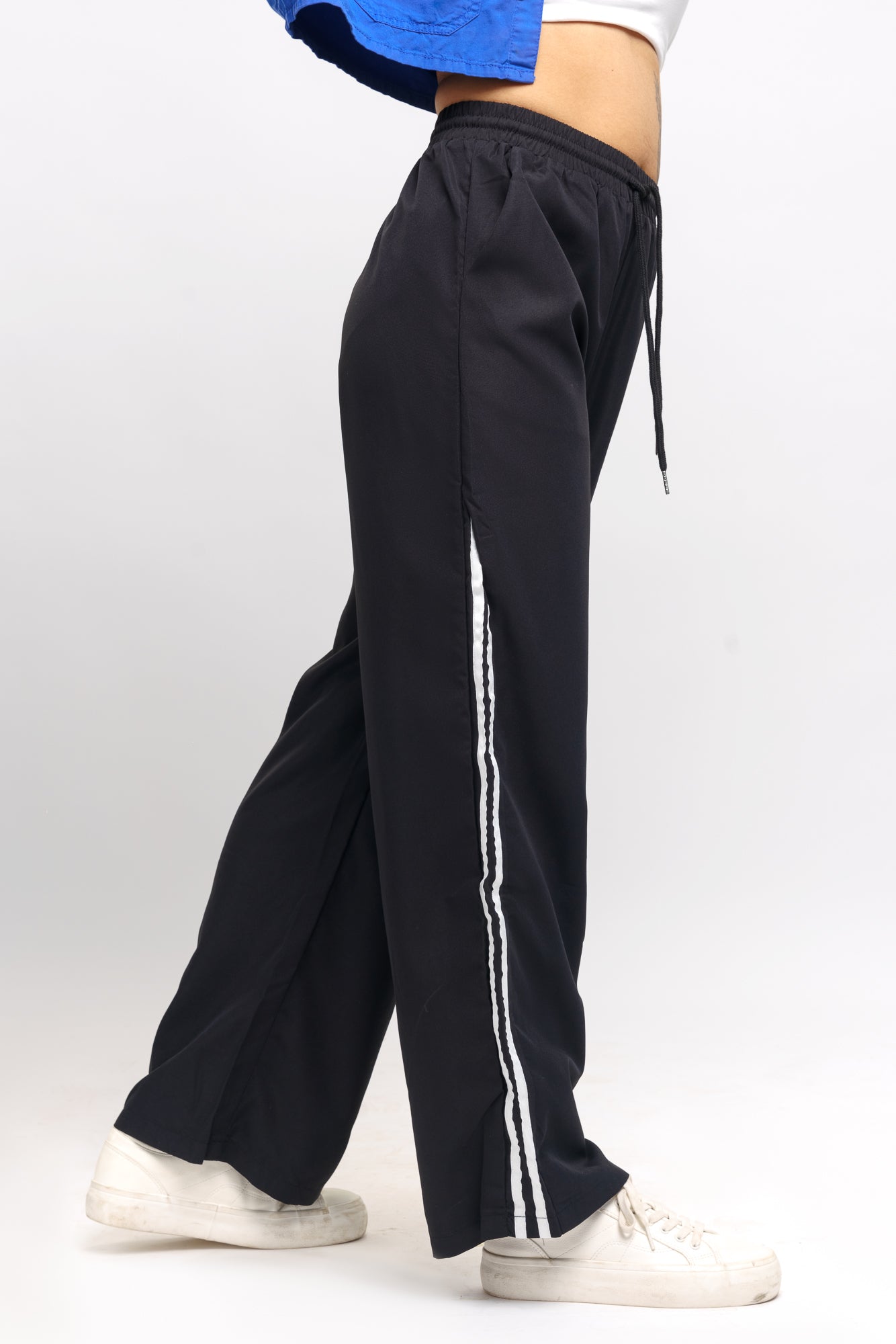 INFLATION Vintage Striped Wide Leg Trousers Unisex Drawstring Waist  Sportswear Track Pants - AliExpress